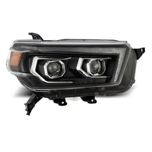 Load image into Gallery viewer, AlphaRex 10-13 Toyota 4Runner LUXX LED Proj Headlights Plank Style Black w/Seq Signal/DRL 880757 *Discontinued