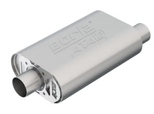 Load image into Gallery viewer, Borla CrateMuffler STOCK SBC 283/327/350 ATAK 2.5in Offset/Center 14in x 4.35in x 9in Oval Muffler 400850