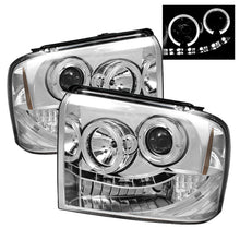 Load image into Gallery viewer, Spyder Ford F250/350/450 Super Duty 05-07 Projector Headlights LED Halo- LED Chrm PRO-YD-FS05-HL-C 5010551