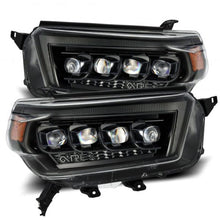 Load image into Gallery viewer, AlphaRex 10-13 Toyota 4Runner NOVA LED Proj Headlights Plank Style Alpha Black w/Seq Signal/DRL 880758 *Discontinued