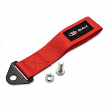 Load image into Gallery viewer, BLOX Racing Universal Tow Strap With BLOX Logo - Red BXAP-00034-RD