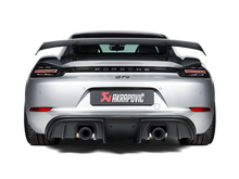 Load image into Gallery viewer, Akrapovic 2020+ Porsche Cayman GT4 (718) Slip-On Race Line (Titanium) (Req Tips / Option 2) S-PO/TI/18/1