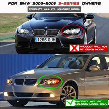 Load image into Gallery viewer, Spyder BMW E90 3-Series 06-08 Projector LED Halo Amber Reflctr Rplc Bulb Chrm PRO-YD-BMWE9005-AM-C 5009012