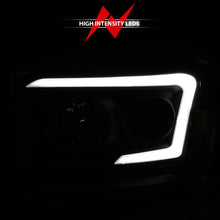 Load image into Gallery viewer, Anzo 06-09 Dodge RAM 1500/2500/3500 Headlights Black Housing/Clear Lens (w/ Light Bars) 111524
