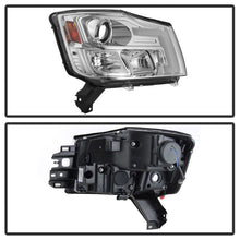 Load image into Gallery viewer, Spyder 04-15 Nissan Titan / 04-07 Nissan Armada V2 Projector Headlights - Chrome PRO-YD-NTI04-DRL-C 5085498