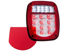 Load image into Gallery viewer, Anzo 1976-1985 Jeep Wrangler LED 2 Lens - Red/Clear, Chrome