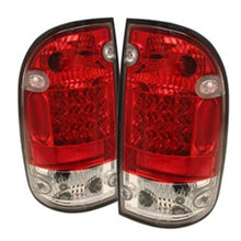Load image into Gallery viewer, Spyder Toyota Tacoma 95-00 LED Tail Lights Red Clear ALT-YD-TT95-LED-RC 5008022