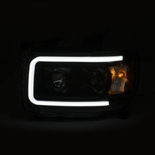 Load image into Gallery viewer, Anzo GMC Canyon 15-18 Projector Plank Style Headlight Black W/ Amber