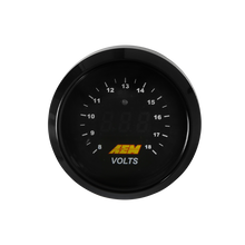 Load image into Gallery viewer, AEM 52mm Voltmeter Digital Gauge