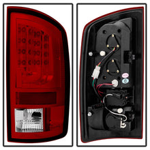 Load image into Gallery viewer, Spyder Dodge Ram 07-08 1500 Version 2 LED Tail Lights - Red Clear ALT-YD-DRAM06V2-LED-RC 5081971