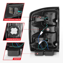 Load image into Gallery viewer, ANZO 15-19 Chevy Silverado 2500HD/3500HD (Factory Halogen Only) LED Tail Lights Smoke w/Clear Lens 311424