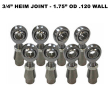 Load image into Gallery viewer, 4 Link Rod End Kit -  3/4" Chromoly Heim - 1.75" OD Tubing
