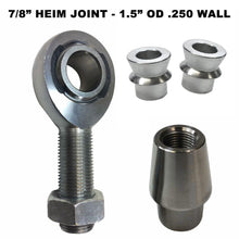 Load image into Gallery viewer, Single Joint Rod End - 7/8" Chromoly Heim - 1.5" OD Tubing