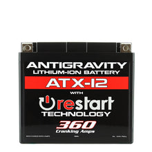 Load image into Gallery viewer, Antigravity Batteries Antigravity YTX12 Lithium Battery w/Re-Start AG-ATX12-RS