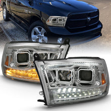 Load image into Gallery viewer, ANZO 2009-2018 Dodge Ram 1500 Projector H.L. Switchback Chrome Amber 111442