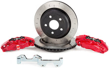 Load image into Gallery viewer, Alcon 2007+ Jeep JK-JL 330x22mm Rotors 4-Piston Red Calipers Rear Brake Kit (Includes Brake Lines) BKR5059D12