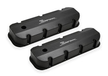 Load image into Gallery viewer, Sniper Valve Cover - Fabricated Aluminum - BBC - Tall - Black