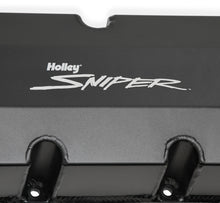 Load image into Gallery viewer, Sniper Valve Cover - Fabricated Aluminum - BBC - Tall - Black