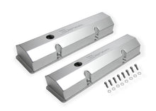 Load image into Gallery viewer, Sniper Valve Cover - Fabricated Aluminum - SBC - Perimeter Bolt - Flat Top - Natural Anodized
