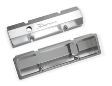 Load image into Gallery viewer, Sniper Valve Cover - Fabricated Aluminum - SBC - Perimeter Bolt - Flat Top - Natural Anodized
