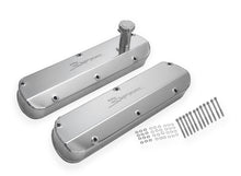 Load image into Gallery viewer, Sniper Valve Cover - Fabricated Aluminum - Ford Small Block - Tall - Tapered Edge - Natural Anodized