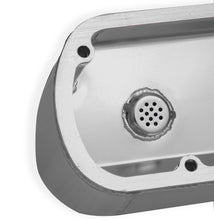 Load image into Gallery viewer, Sniper Valve Cover - Fabricated Aluminum - Ford Small Block - Tall - Tapered Edge - Natural Anodized