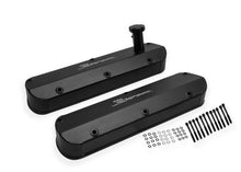 Load image into Gallery viewer, Sniper Valve Cover - Fabricated Aluminum - Ford Small Block - Tall - Tapered Edge - Black