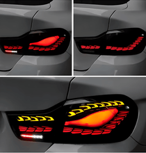 Load image into Gallery viewer, BMW F32 F36 F82 F33 F83 4 Series - Double Dragon Scale Black LED Tail lights (2013 - 2018)