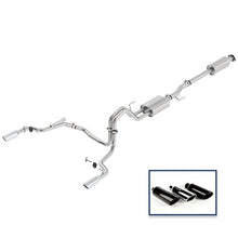 Load image into Gallery viewer, Ford Racing 15-18 F-150 5.0L Cat-Back Sport Exhaust System - Rear Exit Chrome Tips M-5200-F1550DSCA