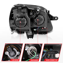 Load image into Gallery viewer, ANZO 2007-2008 Gmc Acadia Crystal Headlight Chrome Amber(OE) 111476