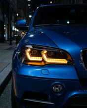 Load image into Gallery viewer, BMW X5 E70 "TRON" LED Headlights 2007-2013