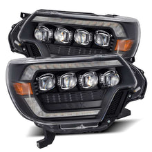 Load image into Gallery viewer, AlphaRex 12-15 Toyota Tacoma NOVA LED Proj Headlights Plank Style Black w/Activ Light/Seq Signal/DRL 880753 *Discontinued