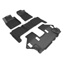 Load image into Gallery viewer, 3D MAXpider 19-24 Nissan Armada Kagu Floor Mat- Black R1 R2 R3 L1NS14601509