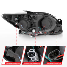 Load image into Gallery viewer, Anzo 2005-2010 Scion Tc Projector Headlights w/ Halo Black (CCFL)