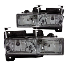 Load image into Gallery viewer, Anzo 1988-1998 Chevrolet C1500 Crystal Headlights w/ Smoke Lens