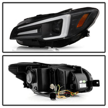 Load image into Gallery viewer, Spyder Subaru Impreza WRX 15-20 Halogen High-Power LED Headlights- Black PRO-YD-SWRX15HALAP-SBSEQ-BK 5088093