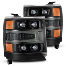 Load image into Gallery viewer, AlphaRex 16-18 Chevy 1500HD NOVA-Series LED Proj Headlghts Alpha BK Atv Lgt/SeqSig &amp; DRL(Req 810023) 880236 *Discontinued