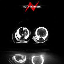 Load image into Gallery viewer, Anzo 1996-1998 Honda Civic Projector Headlights w/ Halo Black