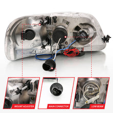 Load image into Gallery viewer, Anzo 1997.5-2003 Ford F-150 Projector Headlights w/ Halo and LED Chrome 1pc