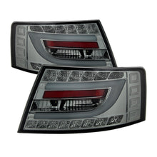 Load image into Gallery viewer, Spyder Audi A6 05-08 4Dr Sedan Only Light Bar LED Tail Lights Smke ALT-YD-AA605V2-LBLED-SM 5080776