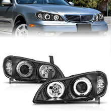Load image into Gallery viewer, Anzo 2000-2004 Infiniti I30 Projector Headlights w/ Halo Black