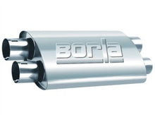 Load image into Gallery viewer, Borla Universal ProXS Muffler - Oval Dual/Dual Inlet/Outlet 2.5in Tubing 19inx4inx9.5in Case 400493