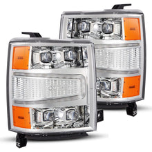 Load image into Gallery viewer, AlphaRex 04-15 Chevy 1500HD NOVA-Series LED Proj Headlights Chrome w/Activ Light/Seq Signal &amp; SB DRL 880240 *Discontinued