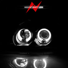 Load image into Gallery viewer, Anzo 1996-1998 Honda Civic Projector Headlights w/ Halo Black