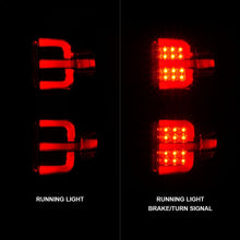 Load image into Gallery viewer, ANZO 15-19 Chevy Silverado 2500HD/3500HD (Halgn Only) LED Tail Lights w/Black Light Bar &amp; Clear Lens 311425
