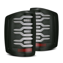 Load image into Gallery viewer, AlphaRex 14-18 Chevrolet Silverado Luxx-Series LED Tail Lights Black w/Activ Light/Seq Signal 620030 *Discontinued