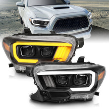 Load image into Gallery viewer, Anzo Toyota Tacoma '16-18 Projector Plank Style Switchback H.L Black Amber