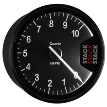 Load image into Gallery viewer, Autometer Stack Clubman Tachometer 80mm 0-10K RPM - Black ST200-010