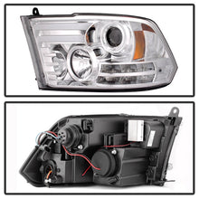 Load image into Gallery viewer, Spyder Dodge Ram 09-12 Projector Headlights Light Bar DRL Chrome PRO-YD-DR09-LBDRL-C 5080998