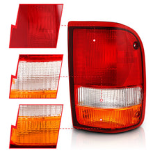 Load image into Gallery viewer, ANZO 1993-1997 Ford Ranger Tail Light Red/Cear (OE) 311310